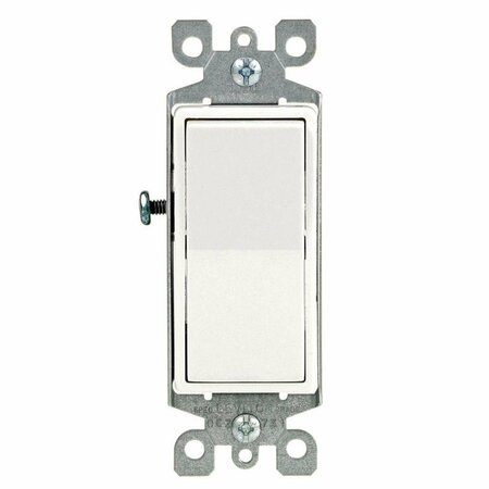 GORGEOUSGLOW White Single Pole Decora Switch, 10PK GO3305692